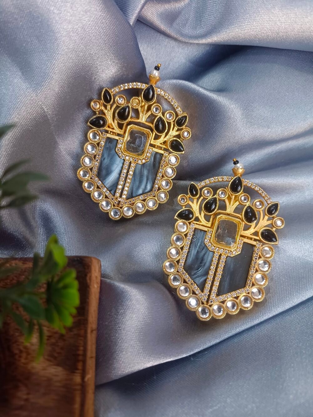 Kalakosh Royal Shield Earrings